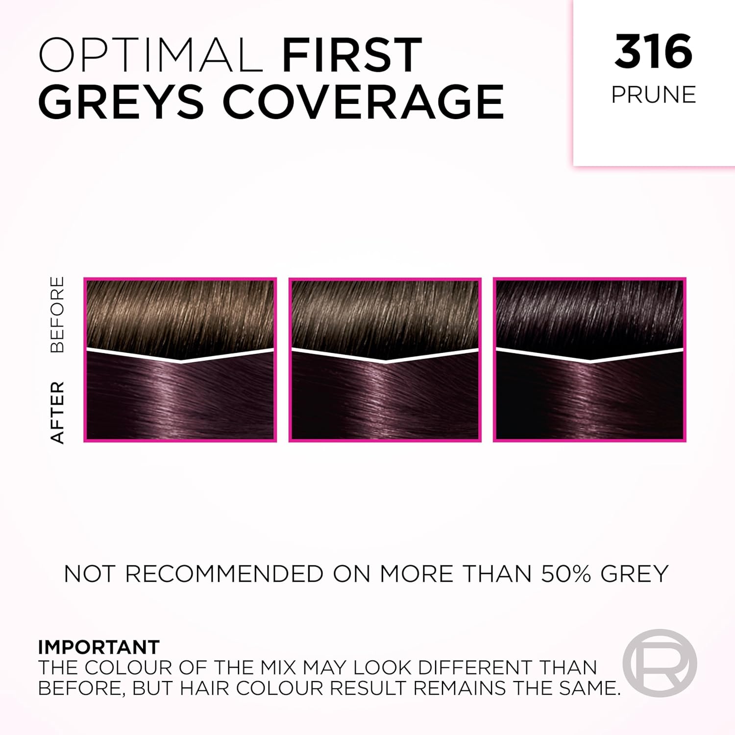 L'oreal Casting Creme Gloss - Shade Prune 316 - Semi-Permanent Hair Color