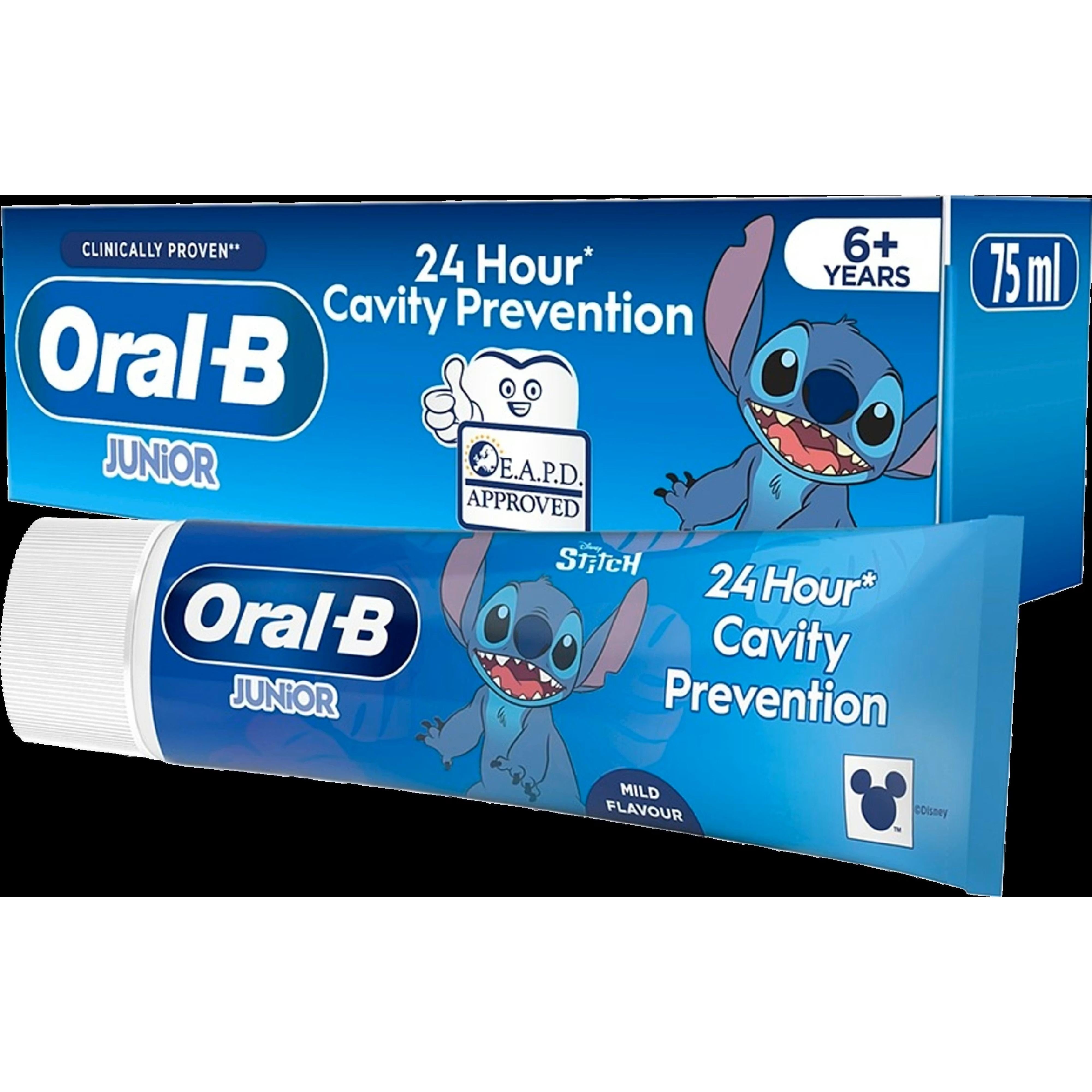 Oral B Pro Junior 6-12 Years Toothpaste 75ml - Mild Flavour - Early Cavity Protection
