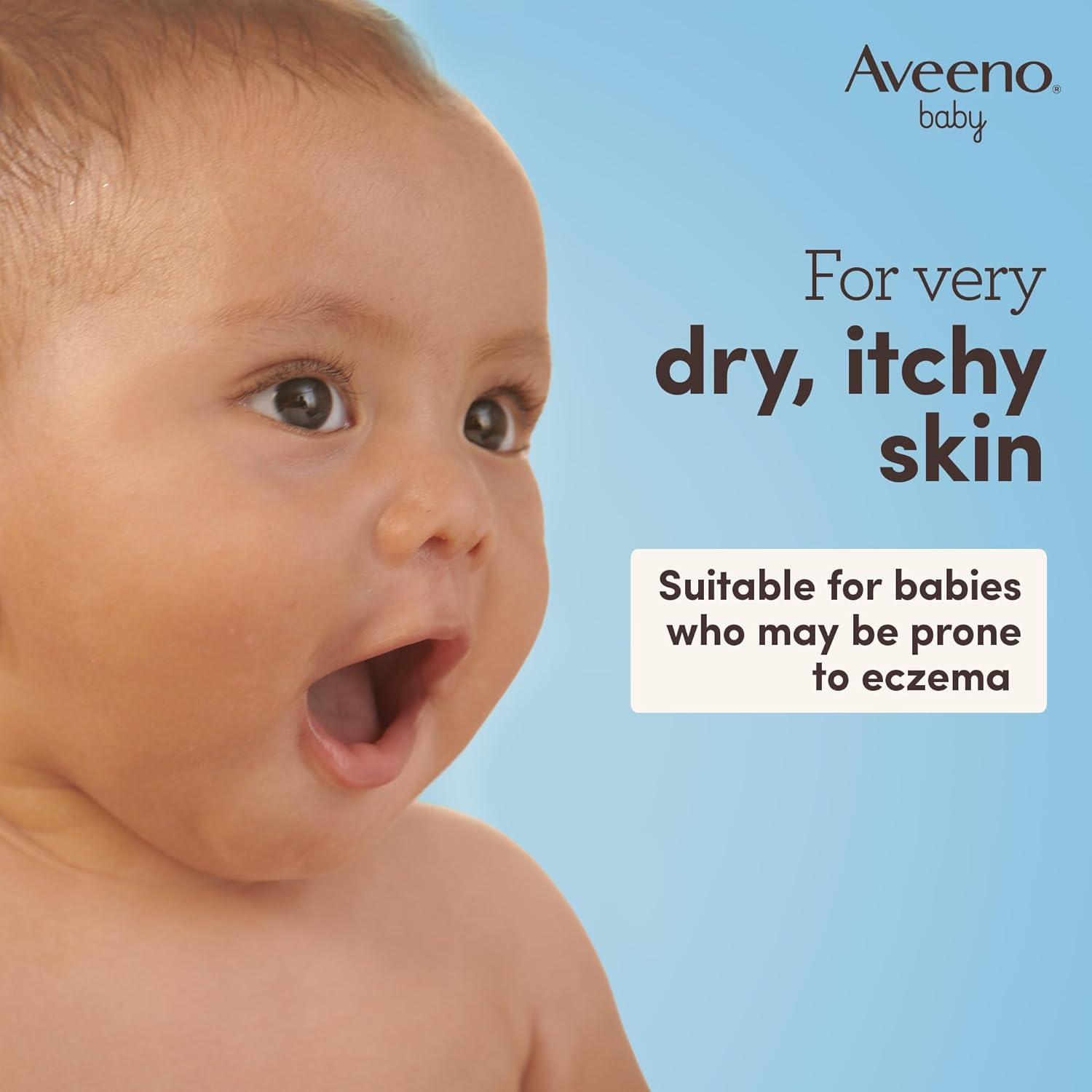 AVEENO BABY DERMEXA MOISTURING WASH 250ml - for Babies with Very Dry, Itchy Skin and Prone to Eczema