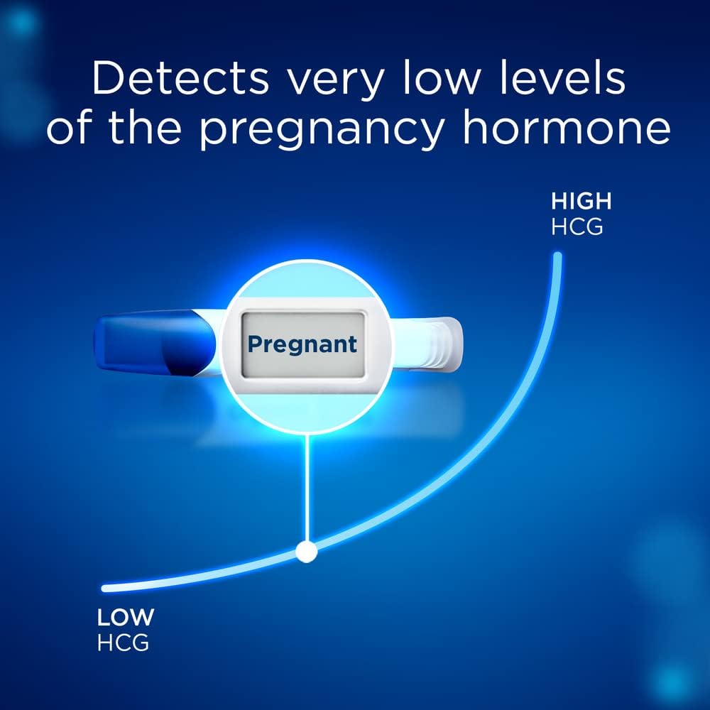 Clearblue Early Detection Pregnancy Test – Digital Ultra Early (10 mIU/ml), No Test Can Tell You Sooner – 2 Digital Tests