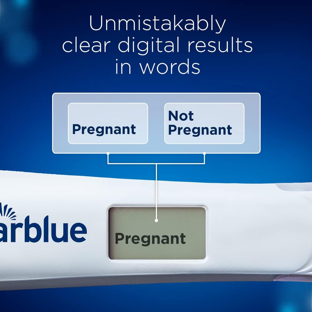 Clearblue Early Detection Pregnancy Test – Digital Ultra Early (10 mIU/ml), No Test Can Tell You Sooner – 2 Digital Tests