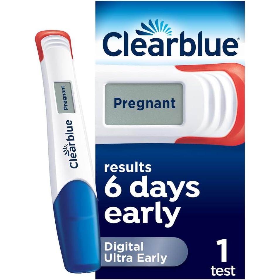 Clearblue Early Detection Pregnancy Test – Digital Ultra Early (10 mIU/ml), No Test Can Tell You Sooner – 1 Digital Tests