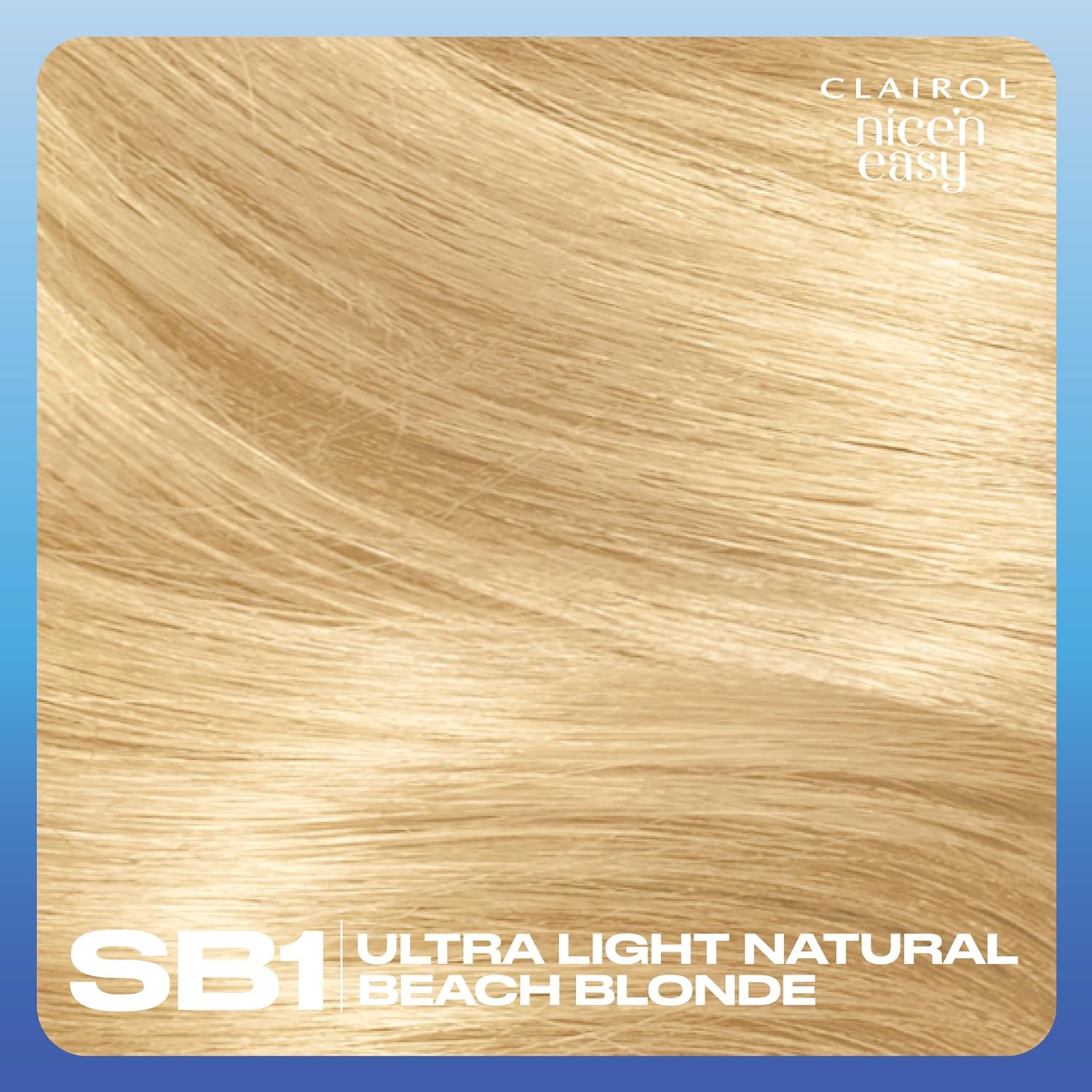 Clairol Nice'n Easy Crème, Permanent Hair Dye, SB1 Ultra Light Natural Beach Blonde