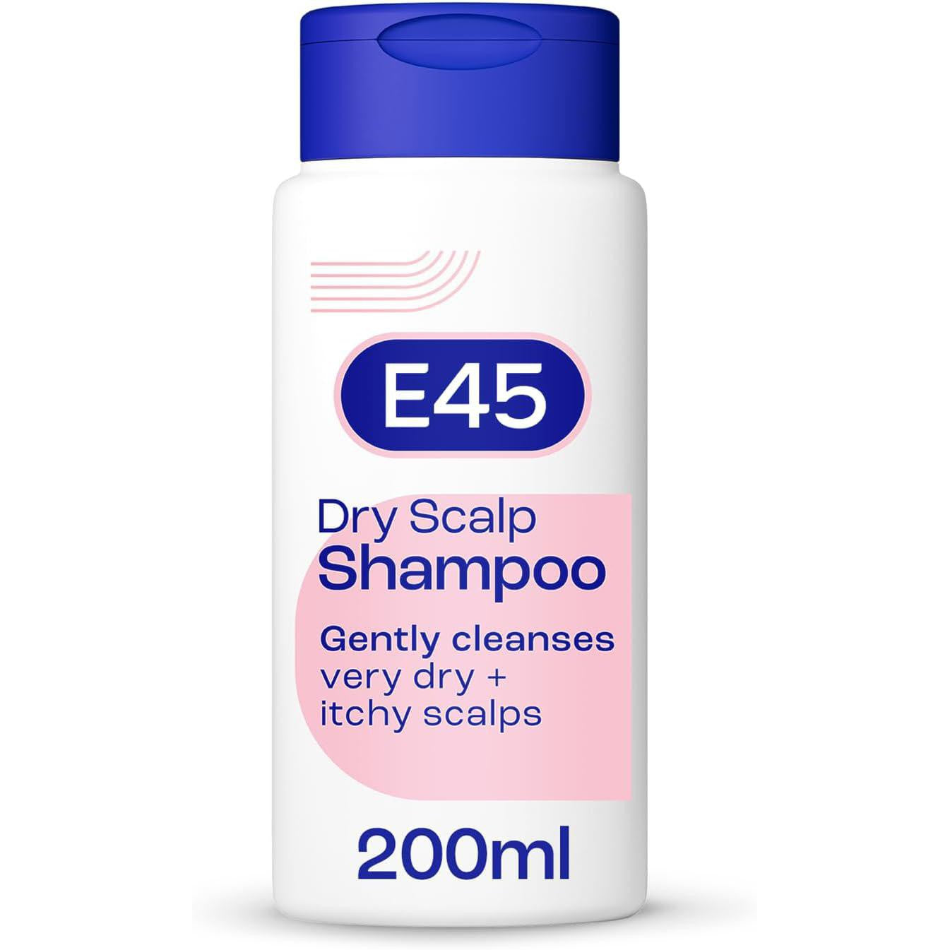E45 Dermatological Dry Scalp Shampoo 200 ml - E45 Shampoo for Dry Scalp Relief