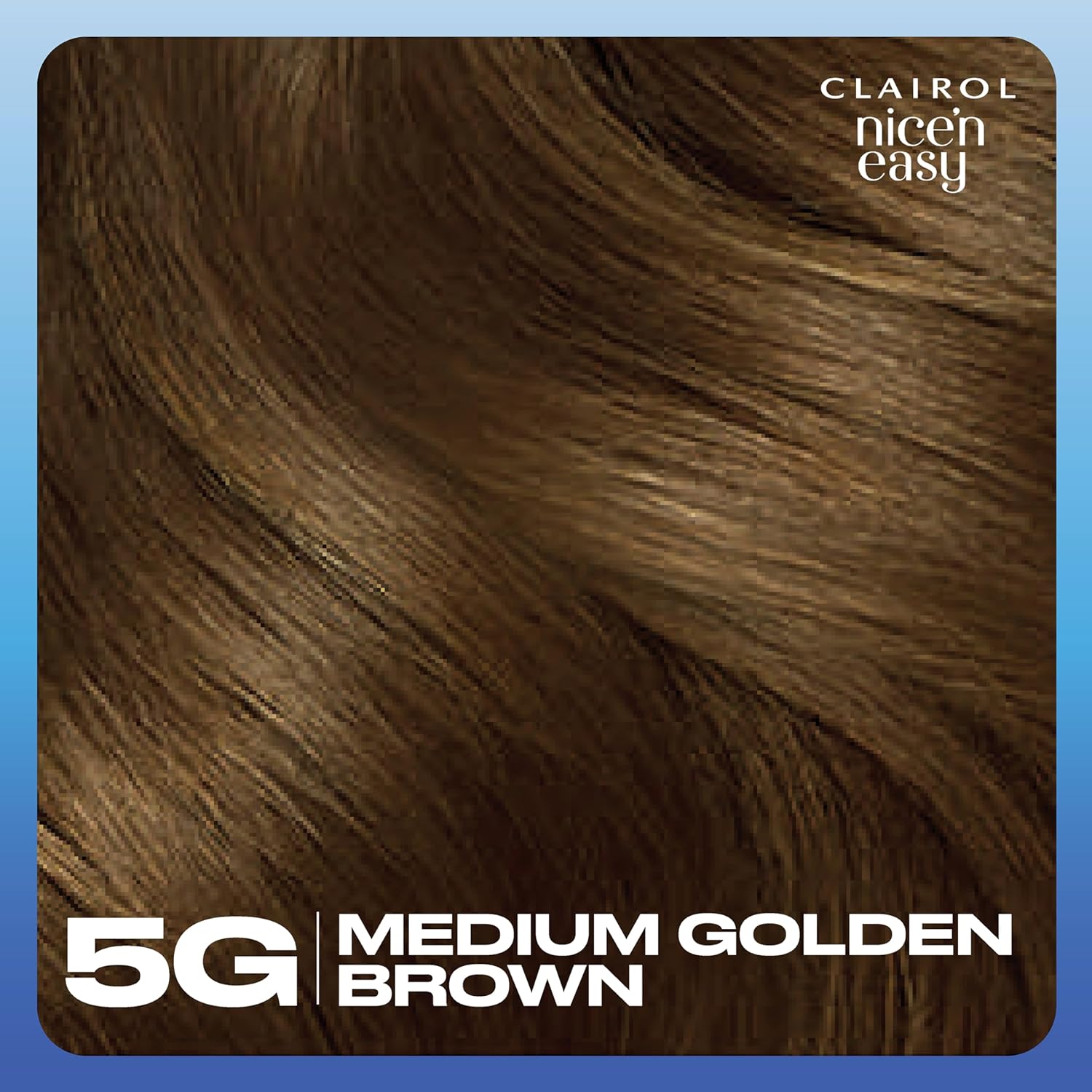Clairol Nice'n Easy Crème, Permanent Hair Dye, 5G Medium Golden Brown