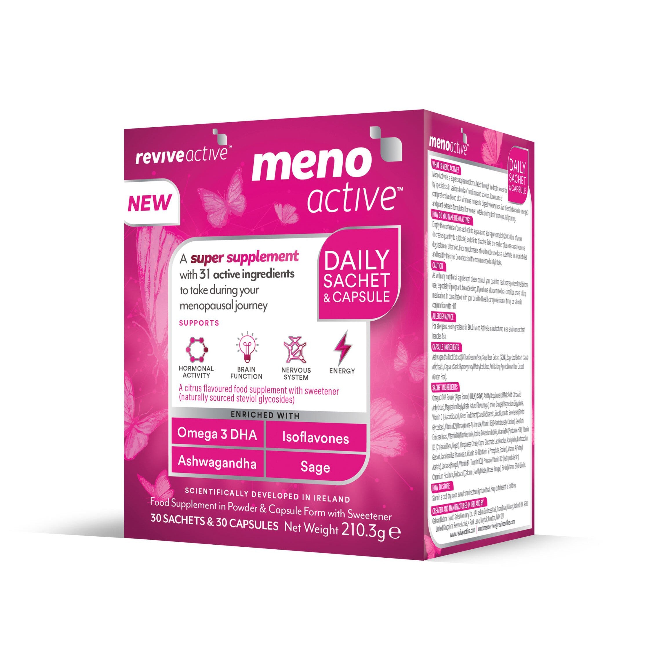 Revive Active Meno Active Menopause Supplements for Women 30 Day Pack