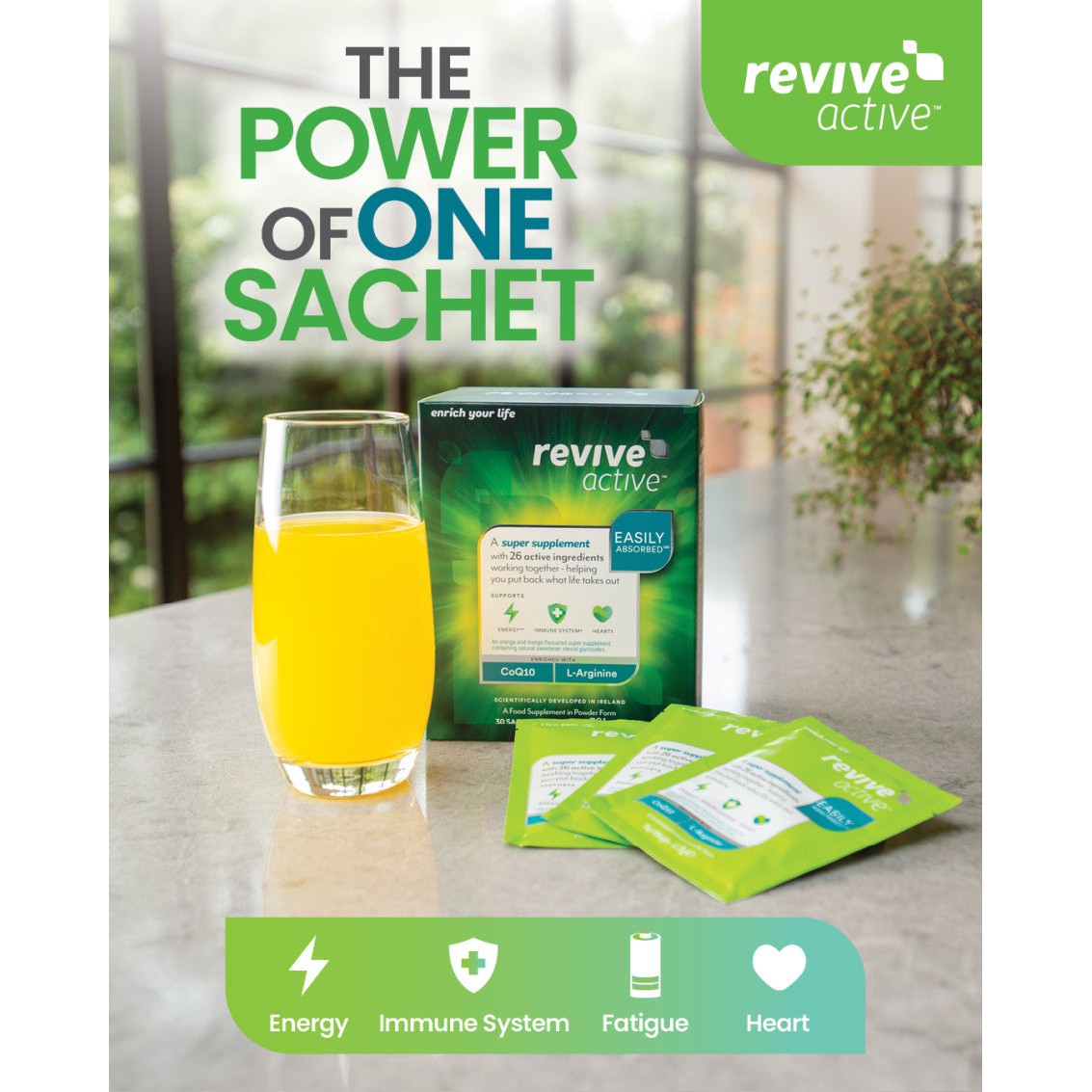 Revive Active Orange & Mango Multivitamin Super Supplement 7 day pack