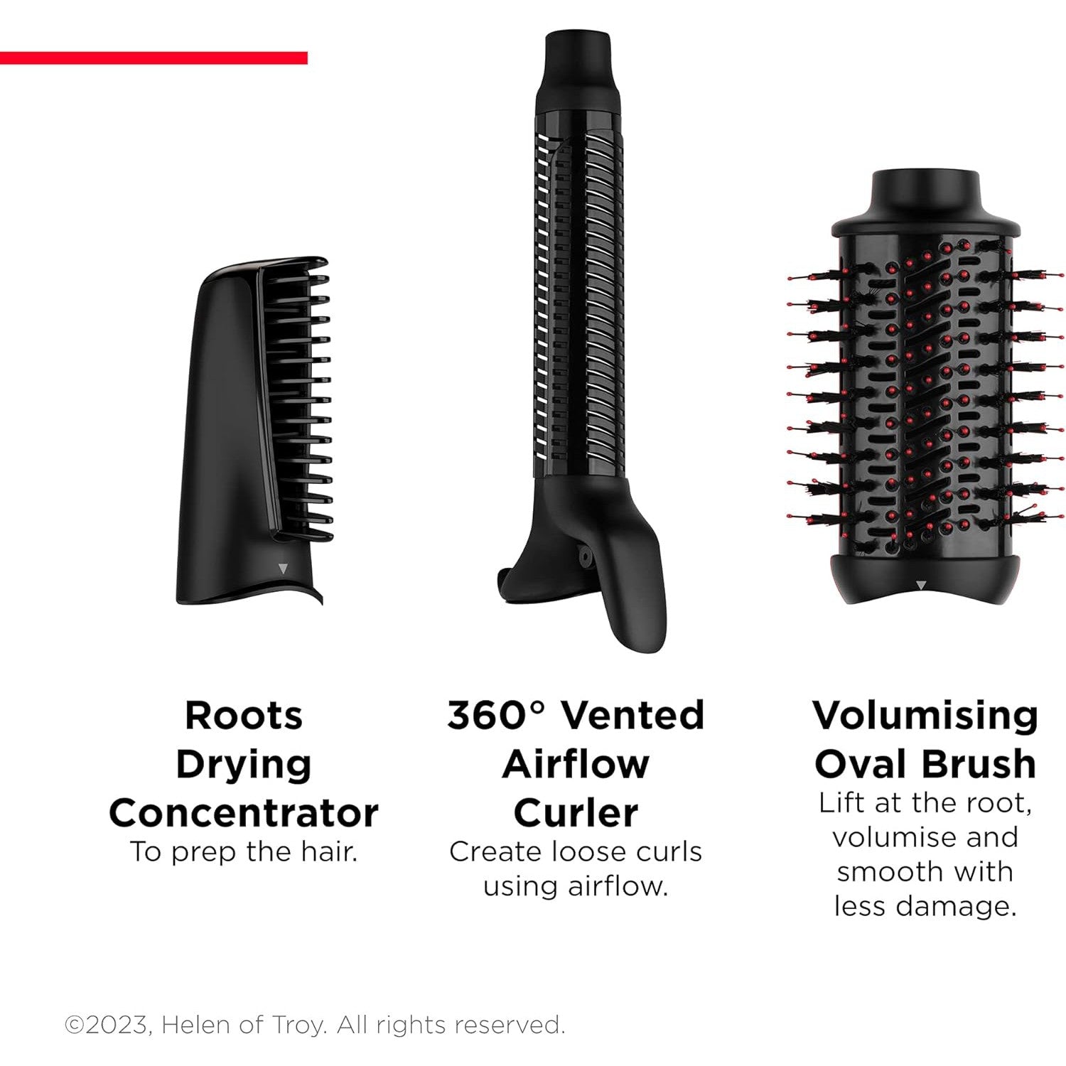 Revlon One-Step Blow-Dry Multi Styler - 3 in 1 Tool - Dry, curl and volumise with 3 attachments RVDR5333