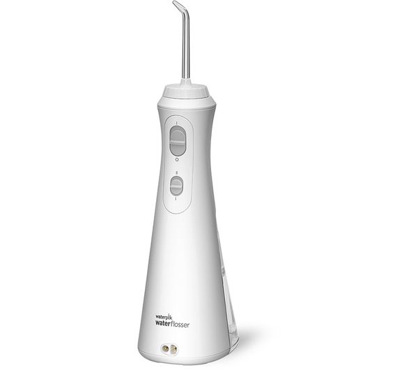 Waterpik Cordless Water Flosser - USB Rechargeable Battery, White WP-490