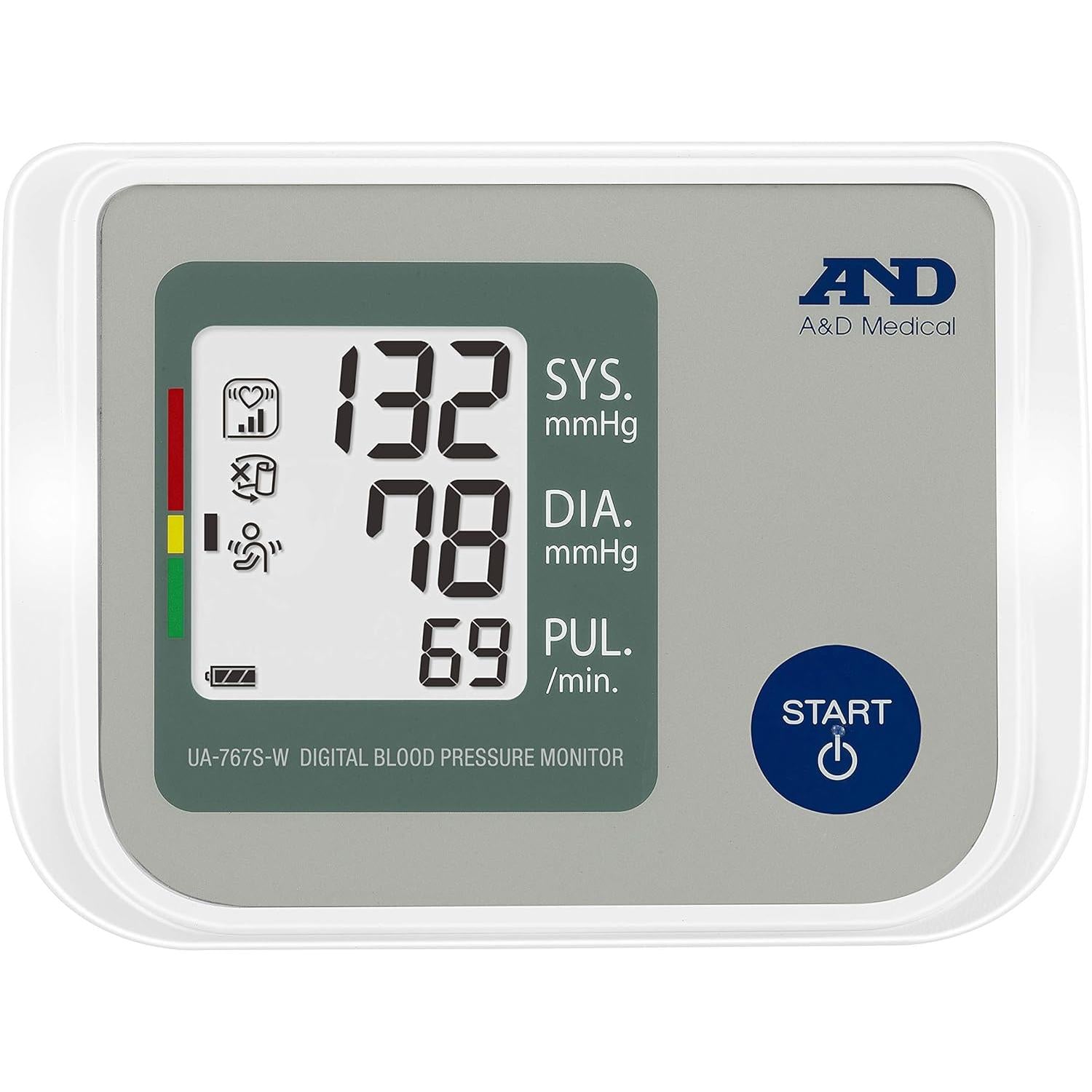 A&D Medical UA-767S-W blood pressure with wide range cuff and AFib screening