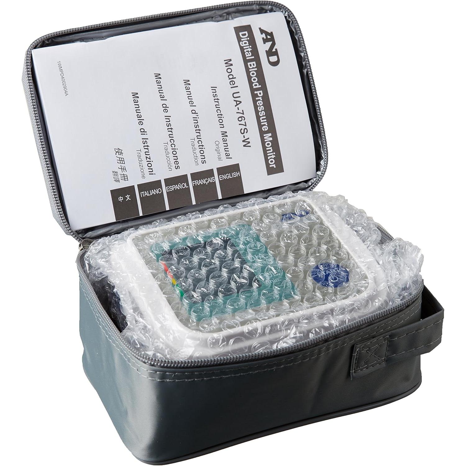 A&D Medical UA-767S-W blood pressure with wide range cuff and AFib screening