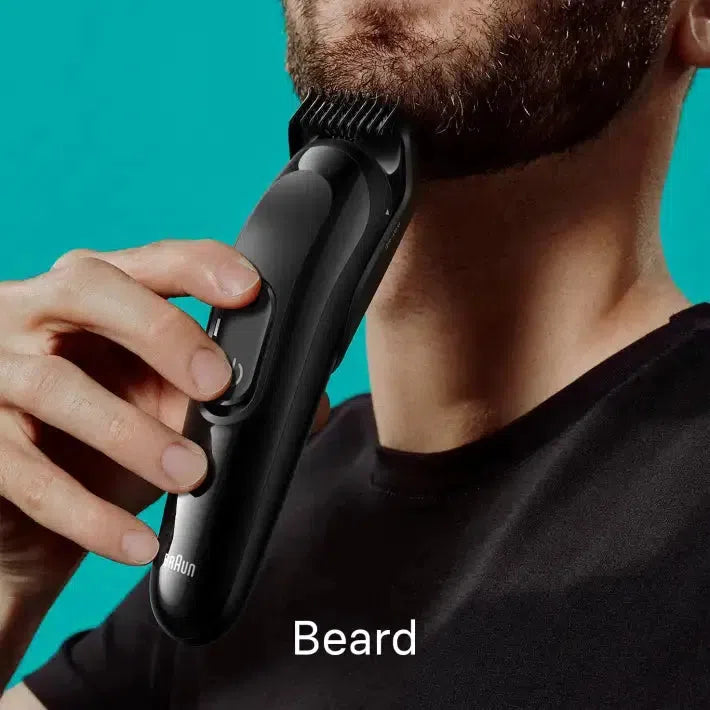 Braun 6-in-1 Style Kit Series 3 MGK3410 Beard & Hair Styling . With 50min Runtime, Black