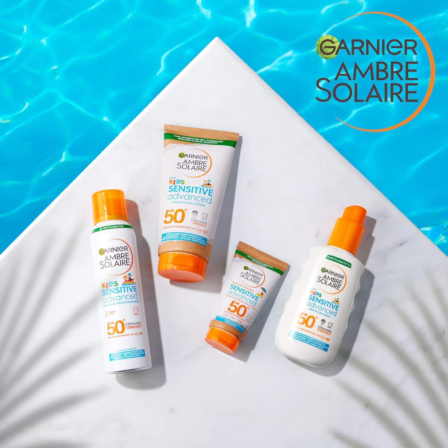 Garnier Ambre Solaire Baby in the Shade Ultra-Soft Sun Cream SPF50 50ml, Travel friendly