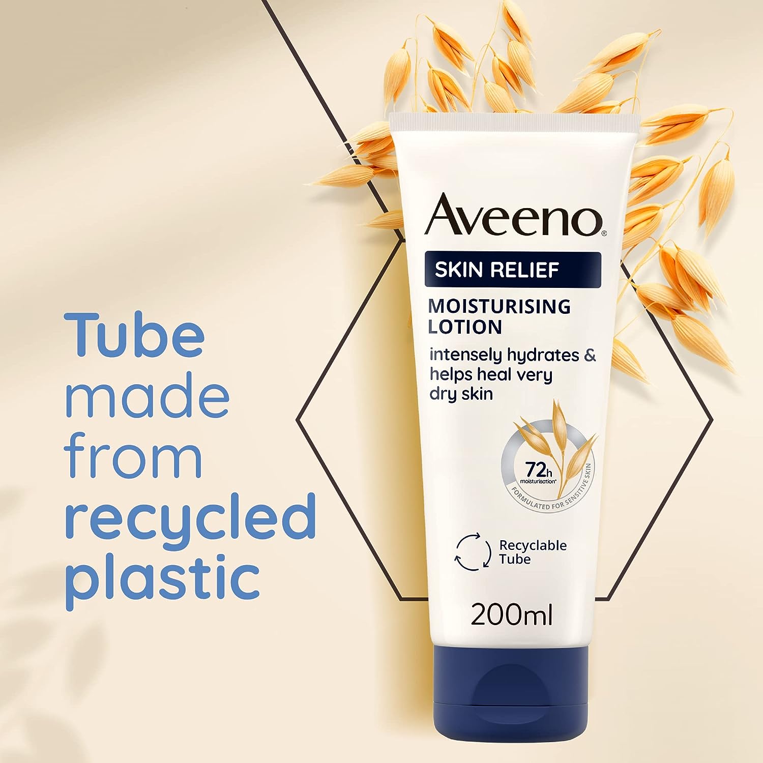 Aveeno Skin Relief Moisturising Lotion , Soothes Skin From Day 1 ,For Very Dry and Irritable Skin 200 ml