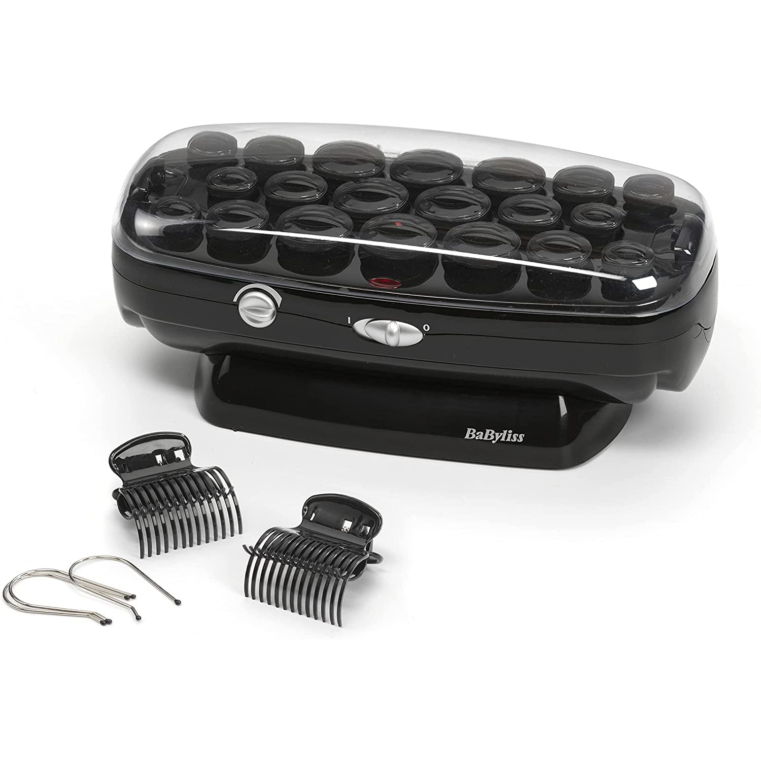 BaByliss Thermo-Ceramic Heated Hair Rollers, Long Lasting Curls, Hair Rollers With Pins
