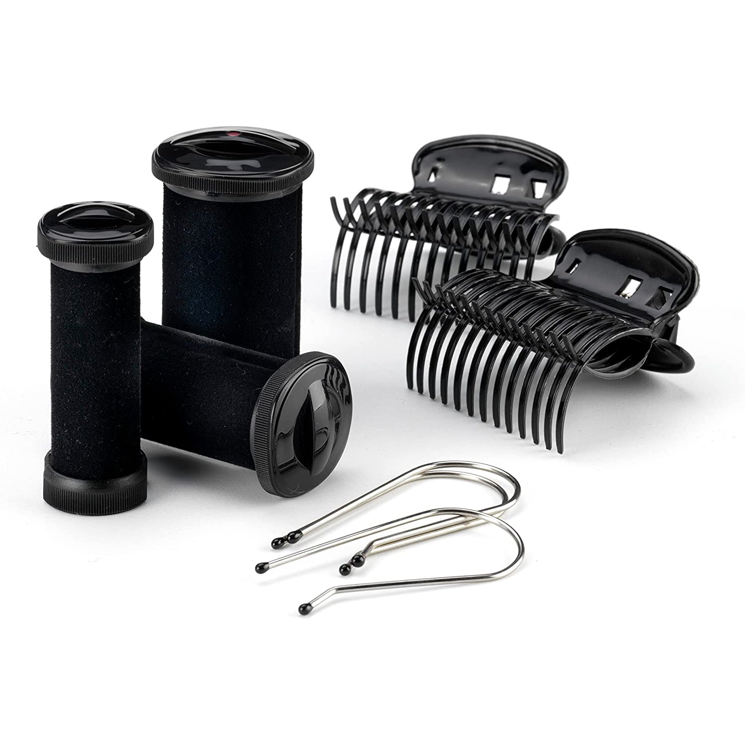 BaByliss Thermo-Ceramic Heated Hair Rollers, Long Lasting Curls, Hair Rollers With Pins