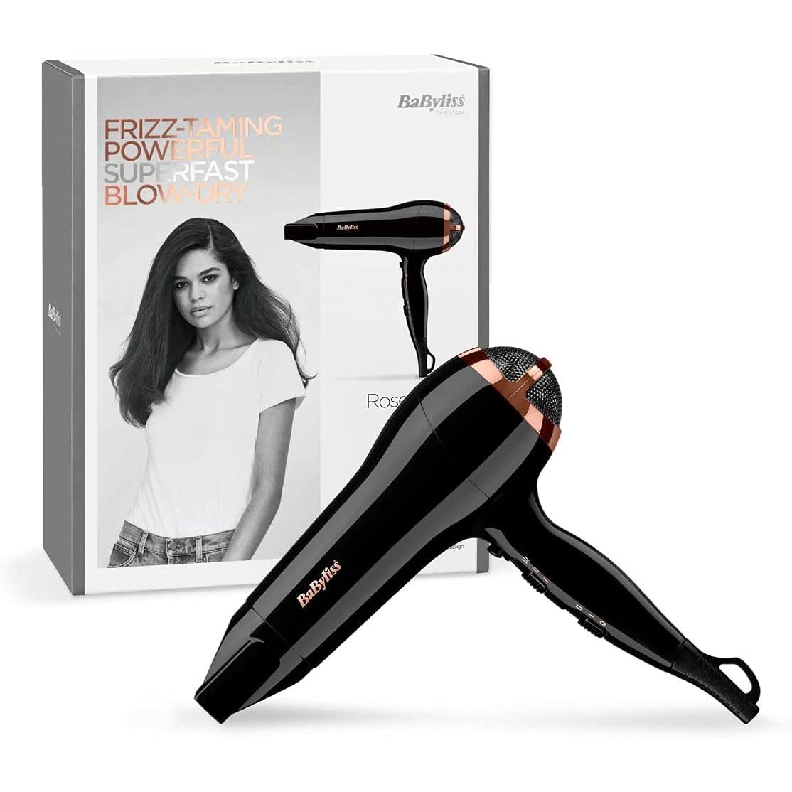 Babyliss Rose Lustre 2400 Hair Dryer - Black