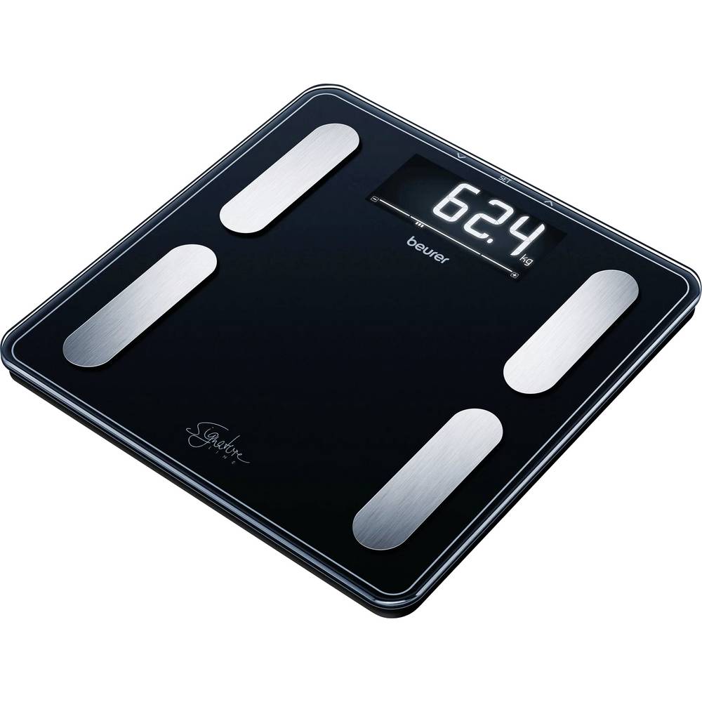 Beurer BF 400 Signature Line Smart bathroom scales Digital Weight range=200 kg Black