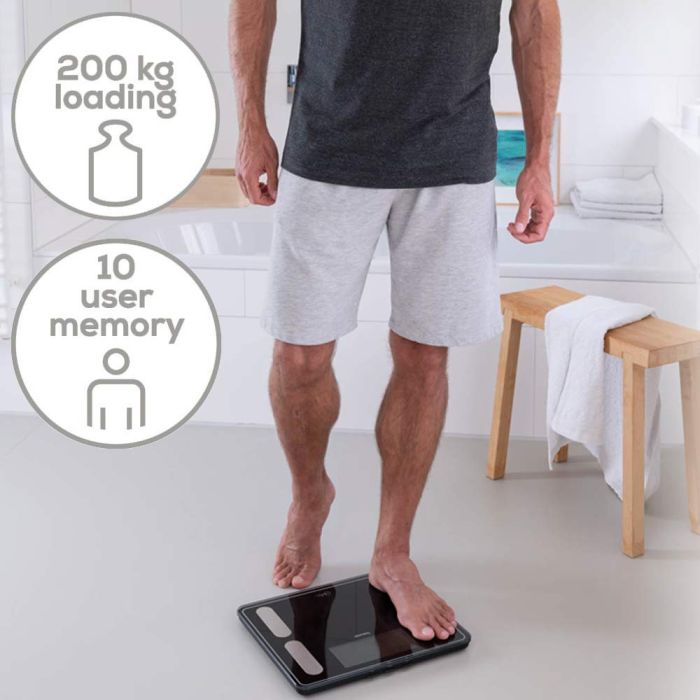 Beurer BF 400 Signature Line Smart bathroom scales Digital Weight range=200 kg Black