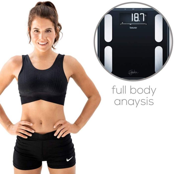 Beurer BF 400 Signature Line Smart bathroom scales Digital Weight range=200 kg Black