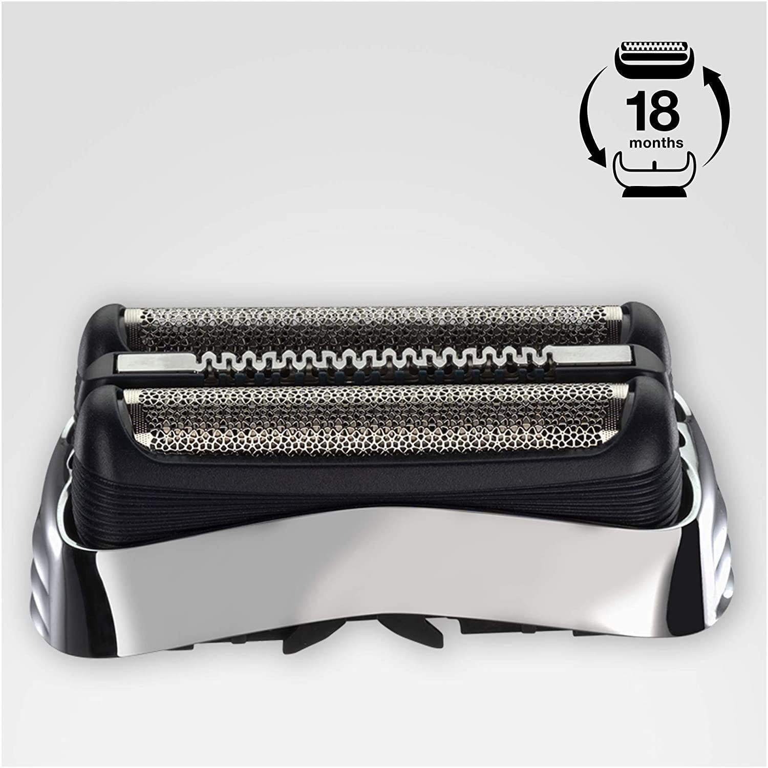 Braun 32S Replacement Foil and Cutter Cassette -Silver - Series 3