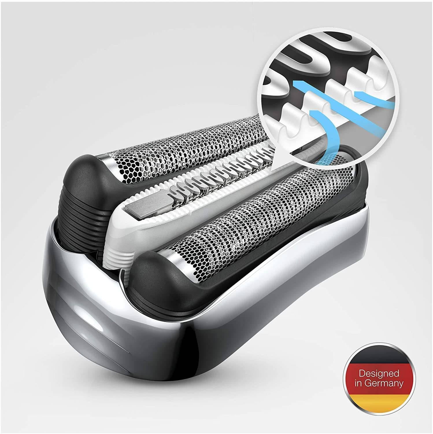 Braun 32S Replacement Foil and Cutter Cassette -Silver - Series 3