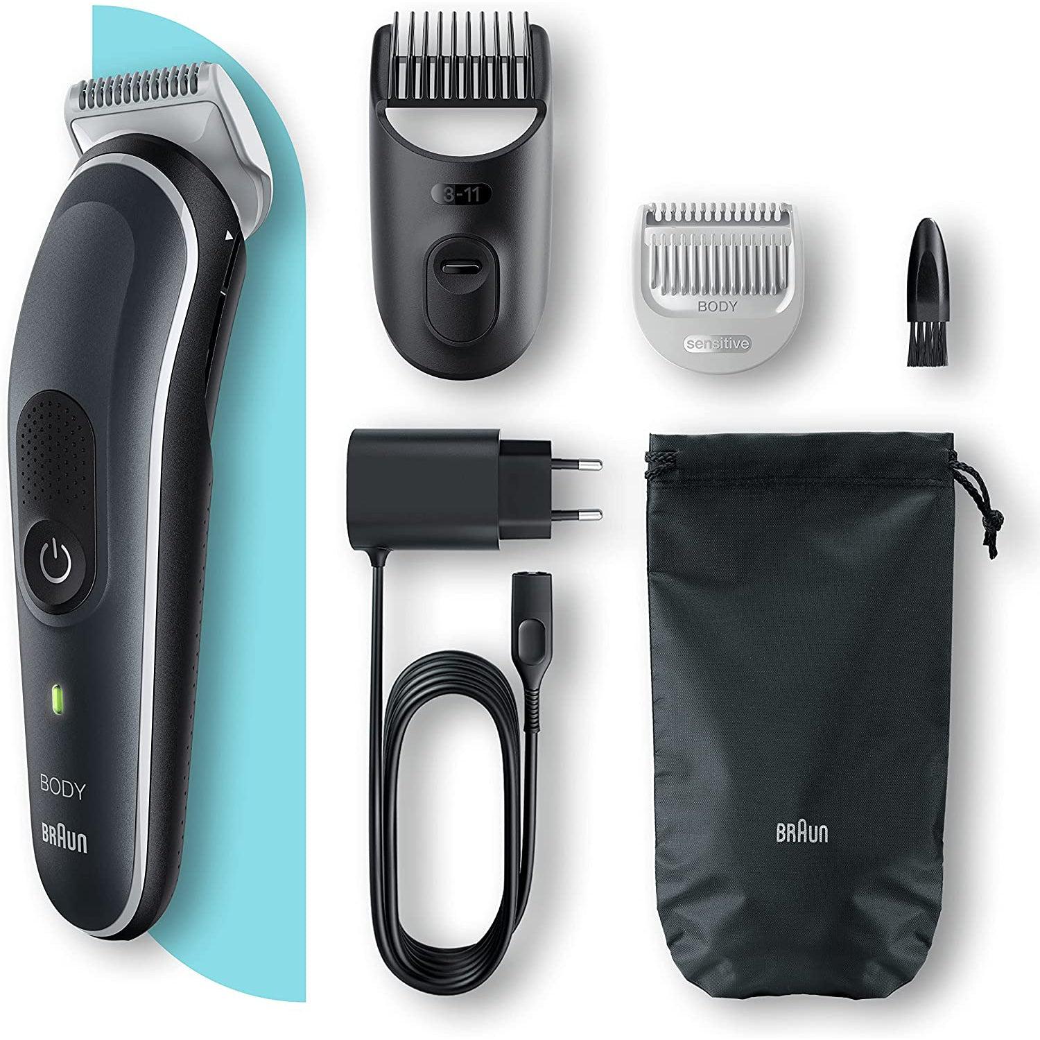 Braun BG5350 Body Groomer 5, Manscape Tool for Men With SkinShield Technology, Sensitive Comb, Wet & Dry, 100% Waterproof