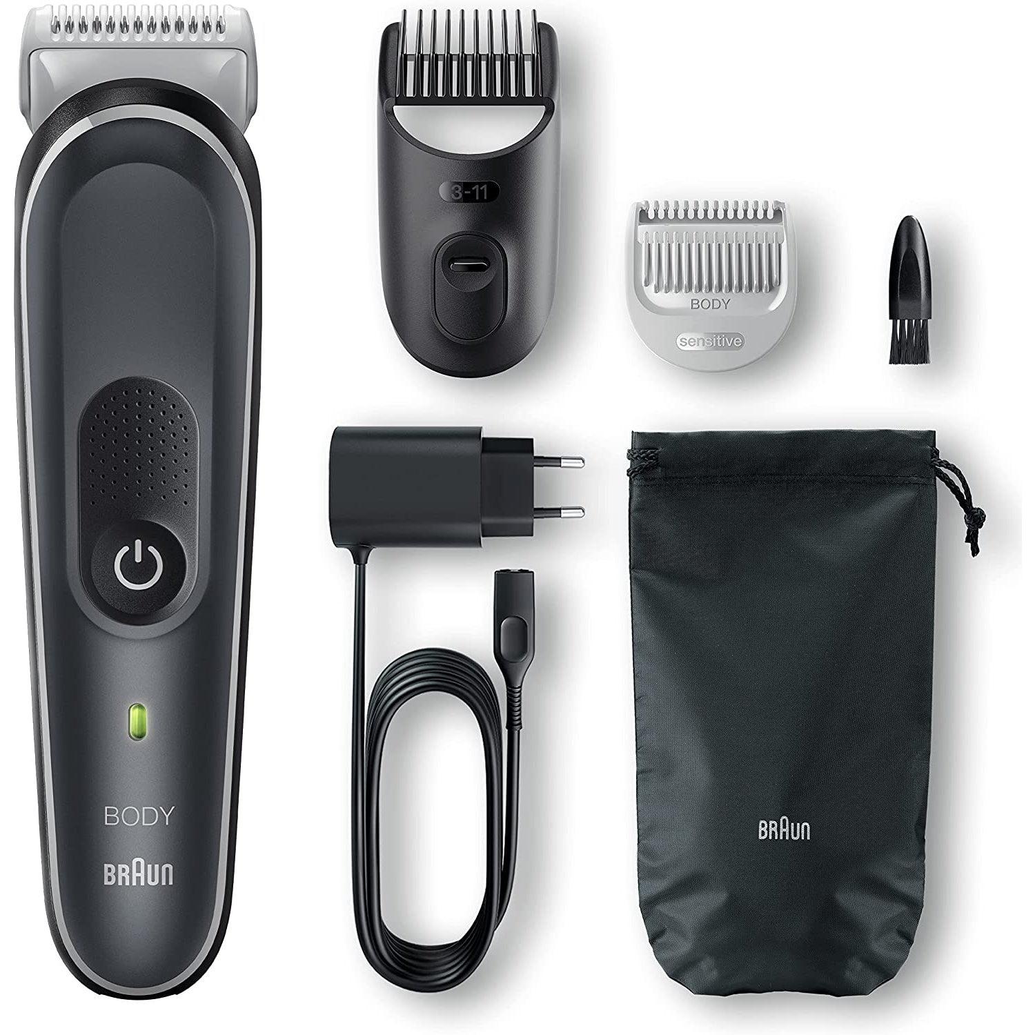 Braun BG5350 Body Groomer 5, Manscape Tool for Men With SkinShield Technology, Sensitive Comb, Wet & Dry, 100% Waterproof