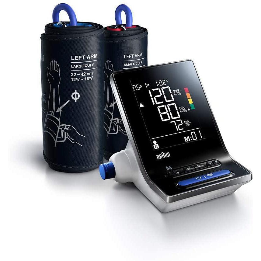 Braun ExactFit 3- BUA6150WE Upper Arm Blood Pressure Monitor with 2 Cuff Sizes, Clinically Proven
