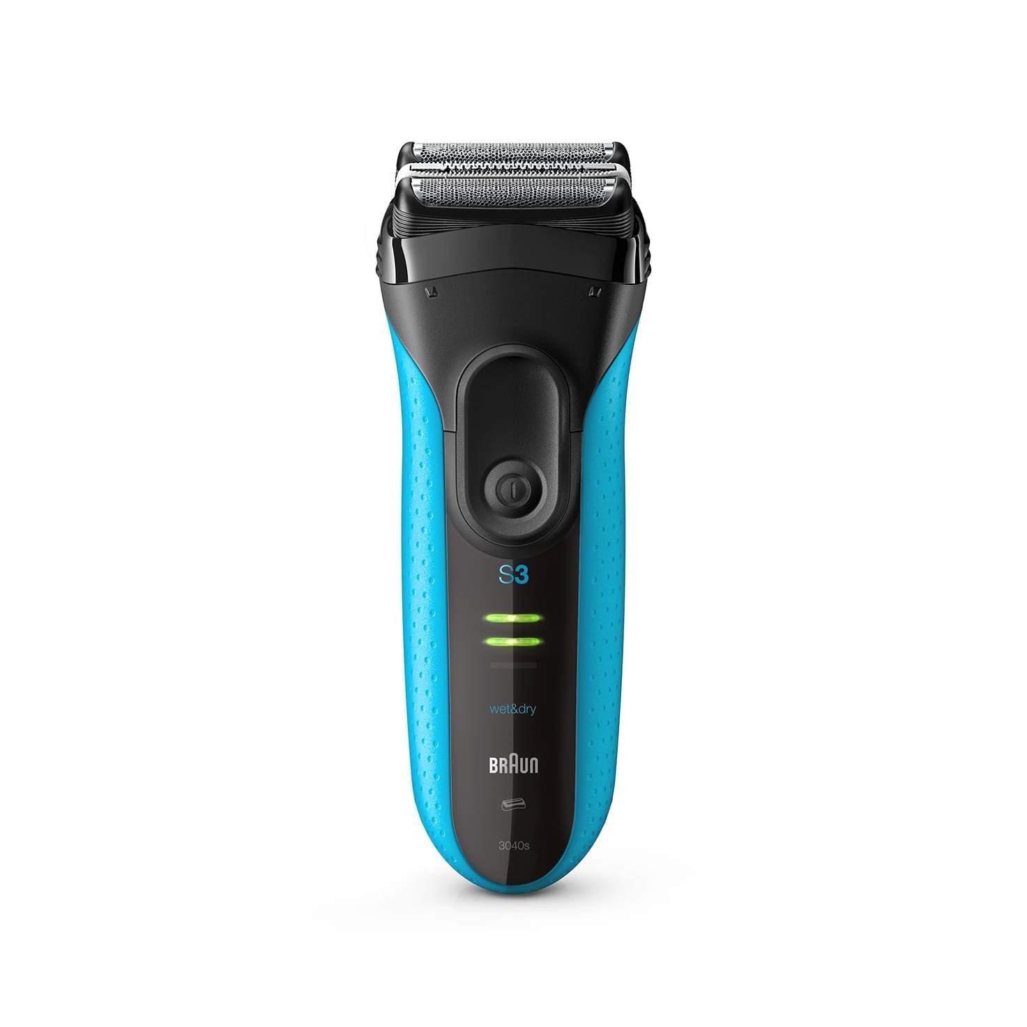 Braun Men's Series 3 ProSkin 3040s Wet & Dry Shaver with Protection Cap - Blue