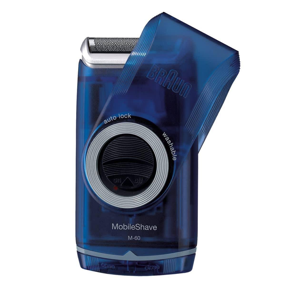 Braun PocketGo M60b Mobile Shave Portable Shaver & Travel Shaver