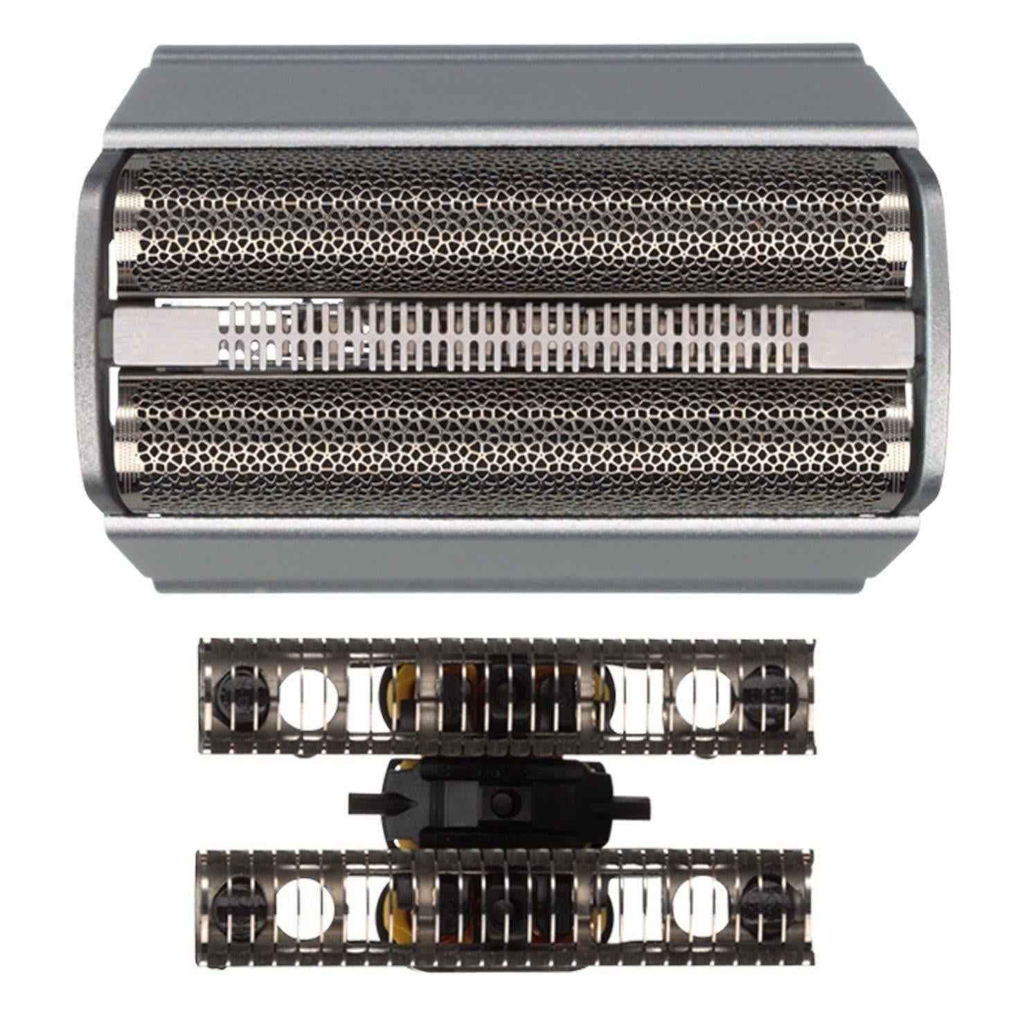 Braun Replacement Foil and Cutter - 31S, Fits Series 3, Contour, Flex XP- 5000 Series Only - Silver - Made In Germany