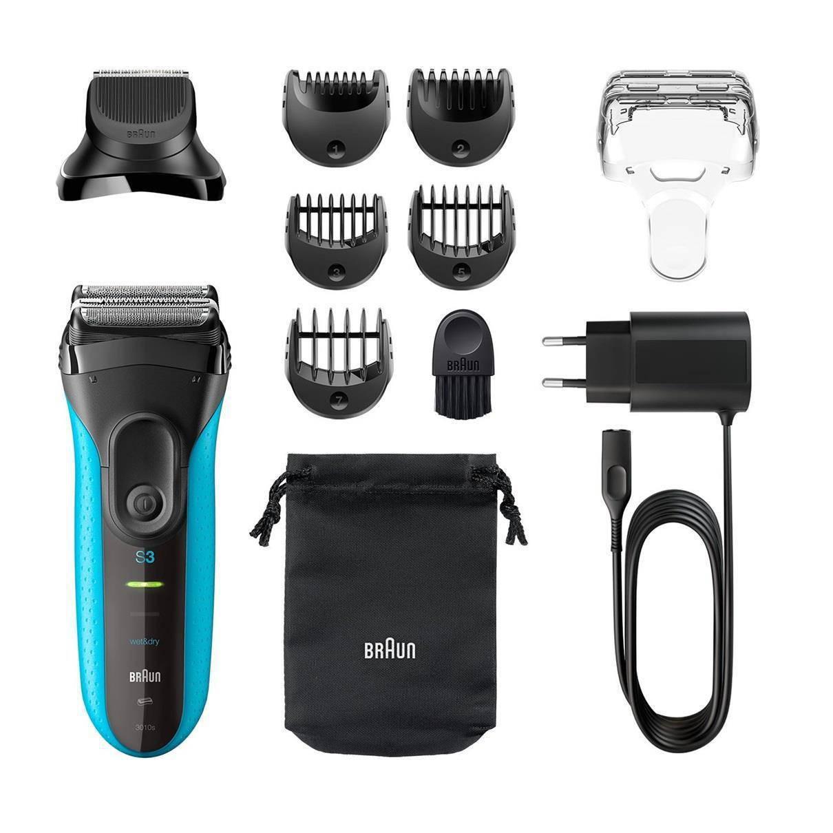 Braun Series 3 Shave & Style 3010BT 3-in-1 Electric Shaver with Precision Trimmer
