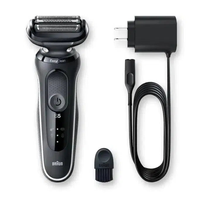 Braun Series 5 50-W1000s Wet and Dry Foil Shaver - Black & White