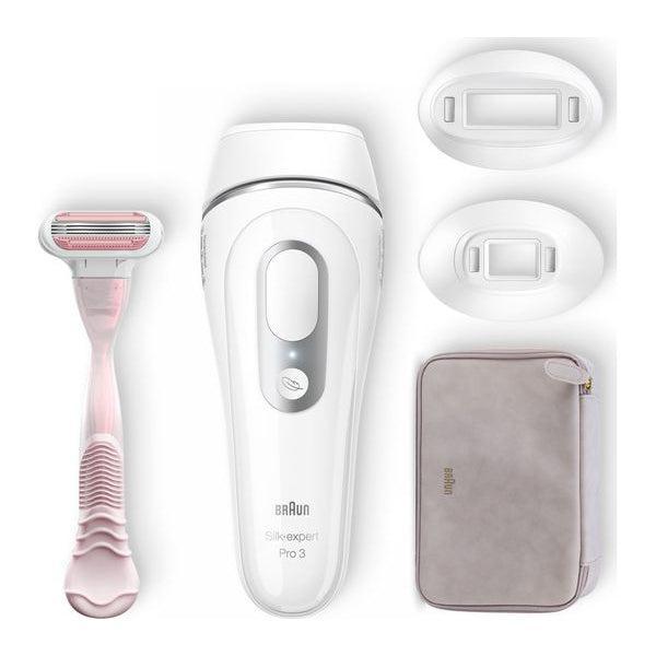 Braun Silk Expert Pro 3 PL3233 Corded IPL Hair Removal - White & Silver