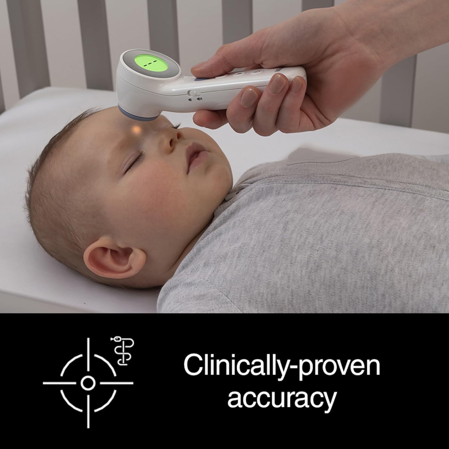 Braun Sensian 7 Forehead non-contact thermometer - Age Precision Technology - 3-in-1 Colour-Coded Digital Display - Baby and Child Friendly - BNT400