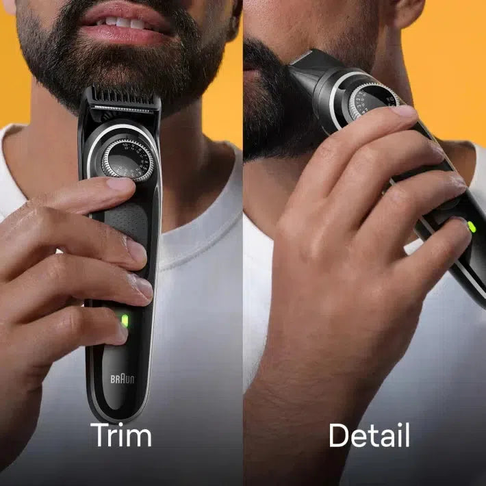 Braun Beard Trimmer 3 BT3440 With Precision Wheel, 4 styling tools, 80min runtime, grey