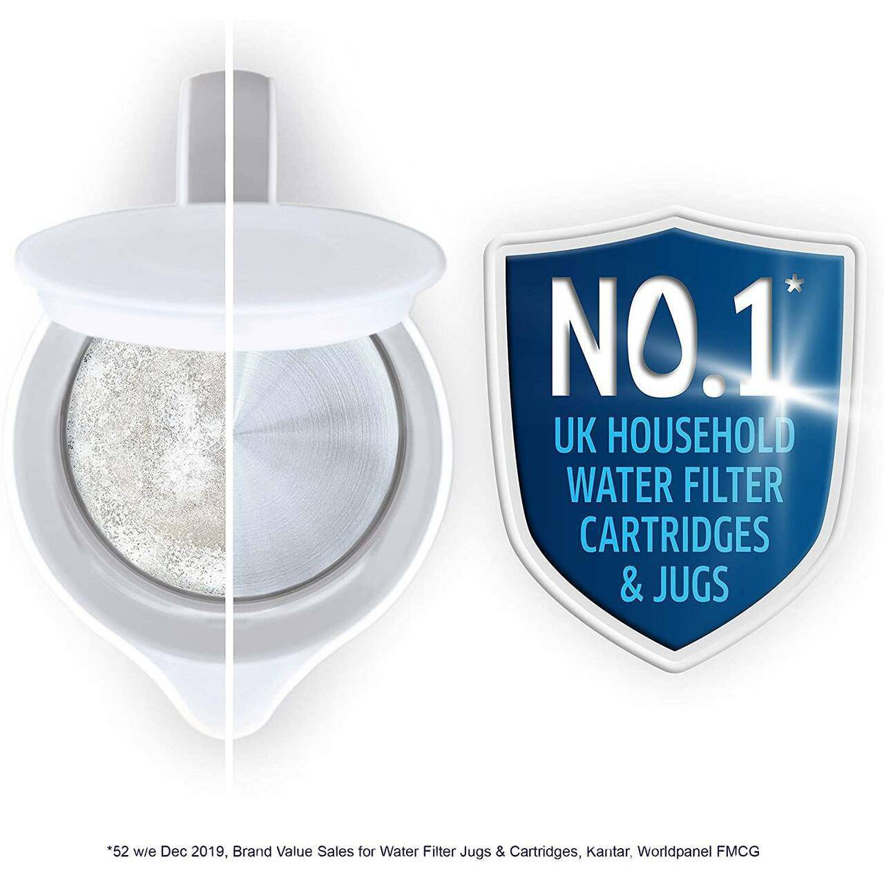 BRITA Style Cool MAXTRA+ Slim 2.3L Water Filter Fridge Jug + Cartridge - Blue