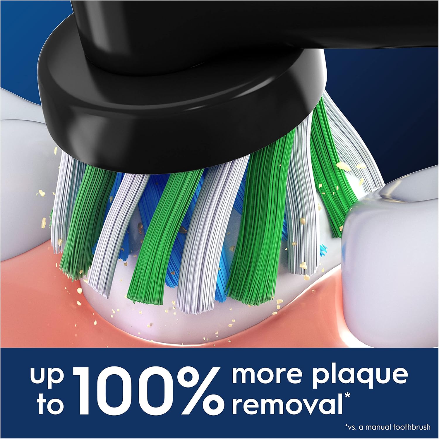 Oral-B Pro Cross Action Black 10pk Toothbrush Heads - Eco Pack