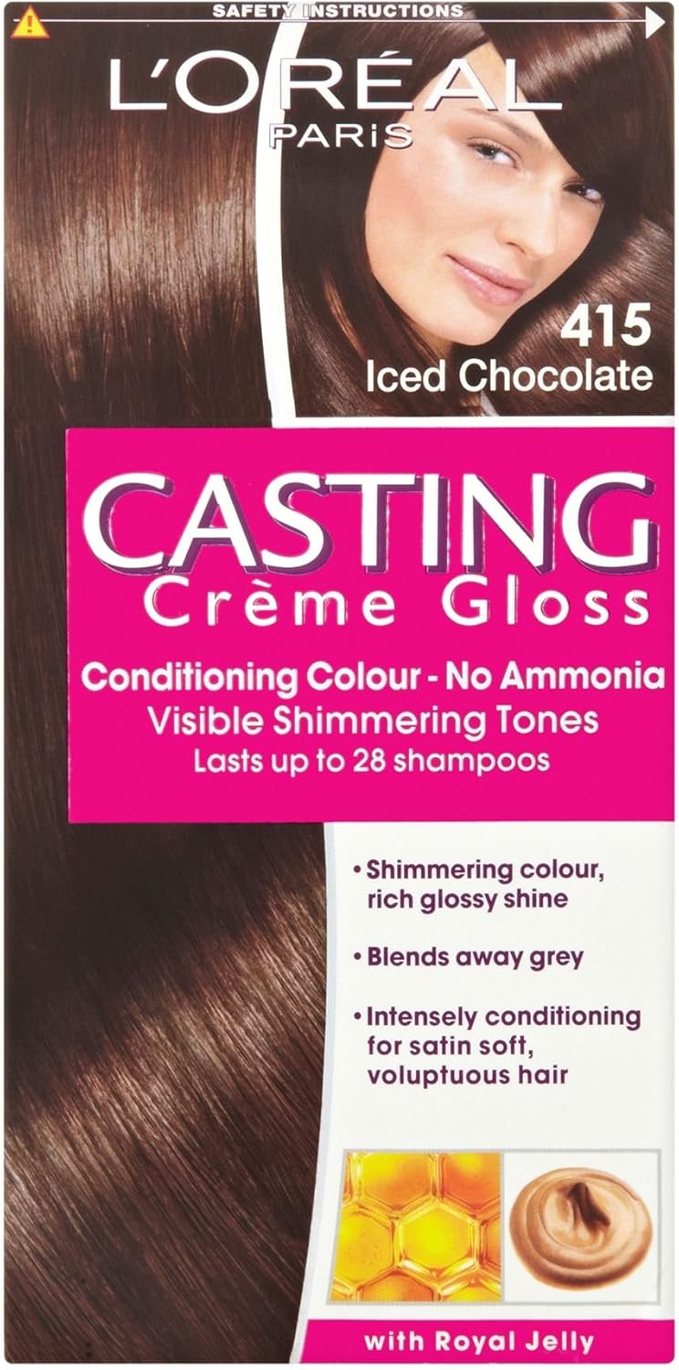 L'oreal Casting Creme Gloss - Iced Chocolate 515- Semi-Permanent Hair Color