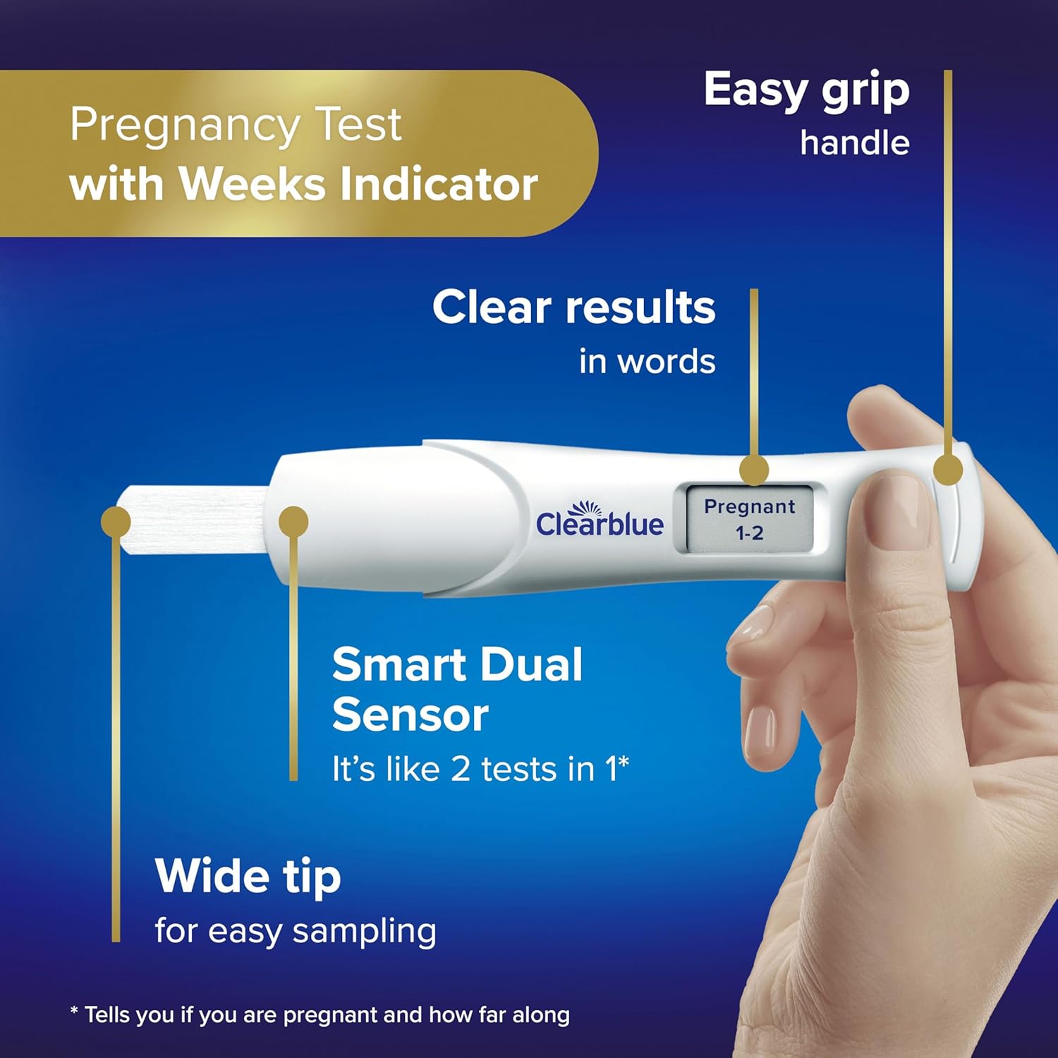 Clearblue Ultra Early Triple Check Pregnancy Test - Pack of 3 Tests