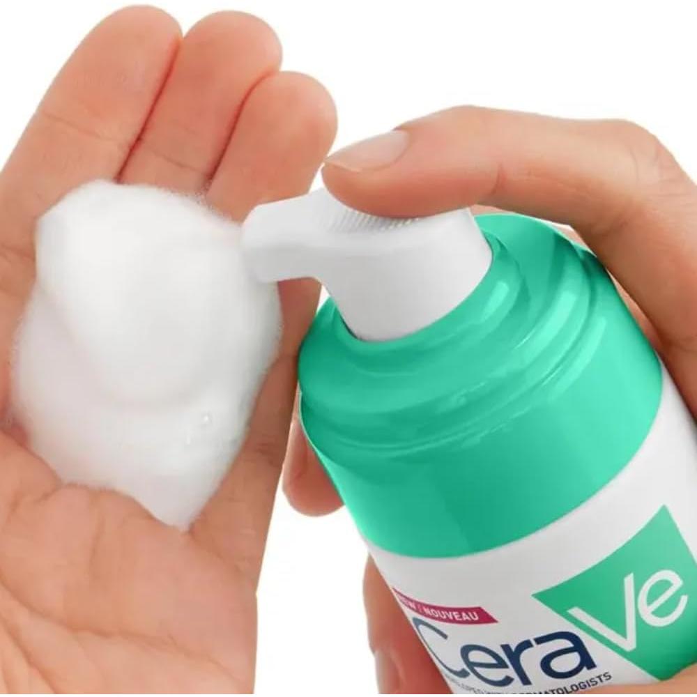 CeraVe Balancing Air Foam Cleanser, Glycolysine Cleansing Technology, With 3 Essential Ceramides, Allantoin, For Combination Skin,148ml