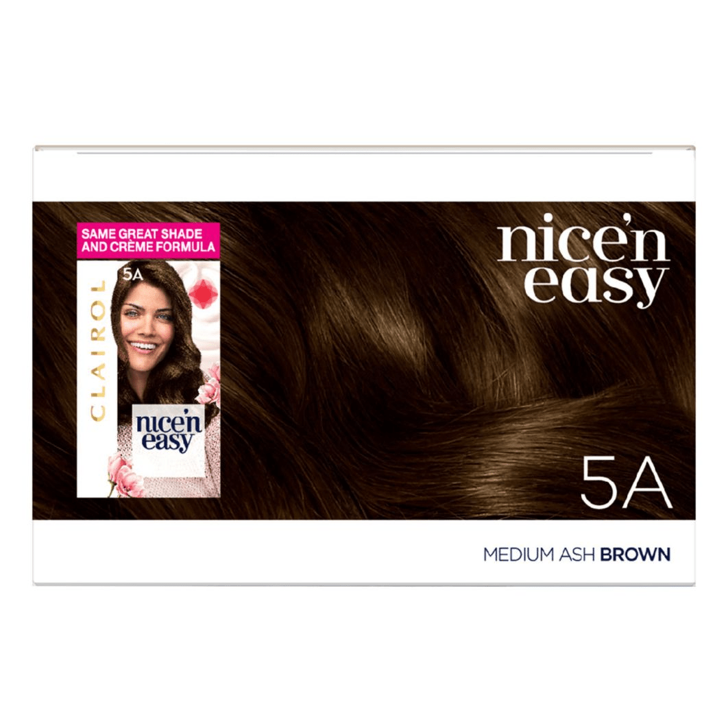 Clairol Nice N Easy Crème Natural Permanent Hair Dye - 5A Medium Ash Brown