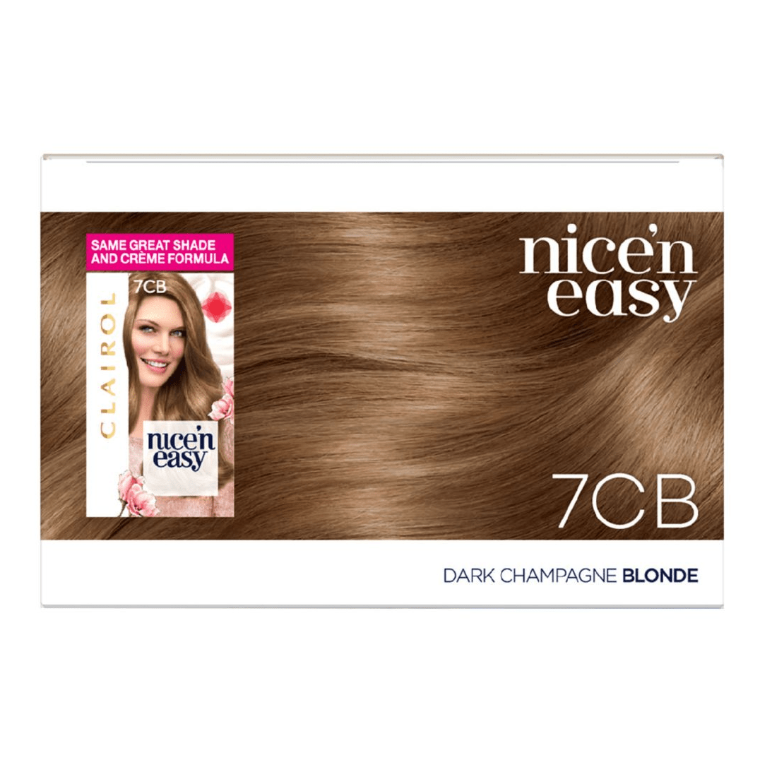 Clairol Nice N Easy Crème Natural Permanent Hair Dye - 7CB Dark Champagne Blonde
