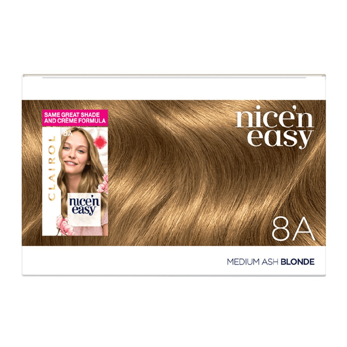 Clairol Nice N Easy Crème Natural Permanent Hair Dye - 8A Medium Ash Blonde