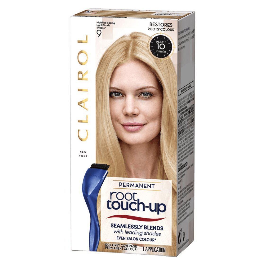 Clairol Nice N Easy Permanent Root Touch-Up - 100% Grey Coverage, 9 Light Blonde