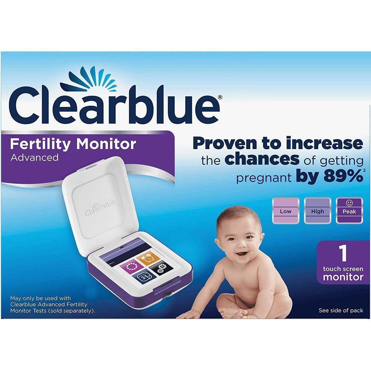 Clearblue Advanced Fertility Monitor - Easy Use Touch Screen, Fertility Detector