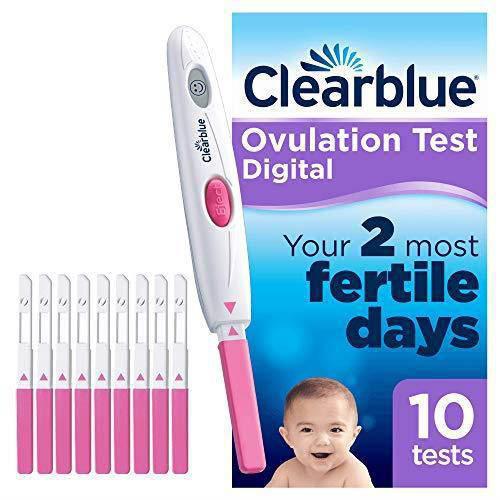 Clearblue Digital Ovulation Test Kit - Over 99% Accurate - 1 Device & 10 Tests