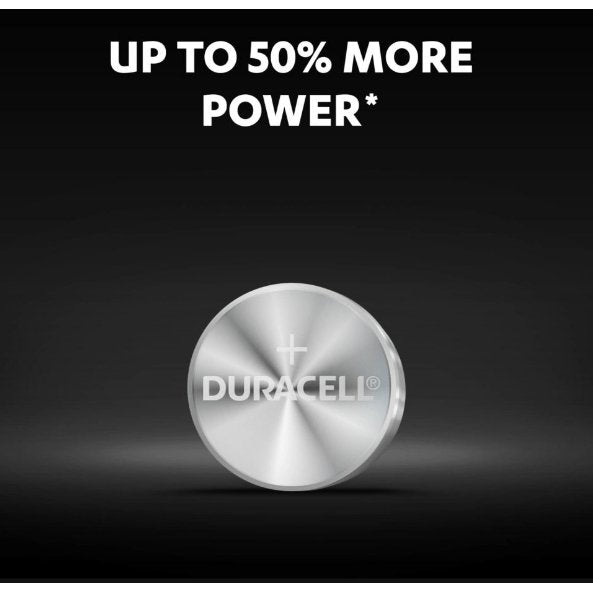 Duracell LR44 Alkaline Button Specialty Battery - 50% More Power, Pack of 2