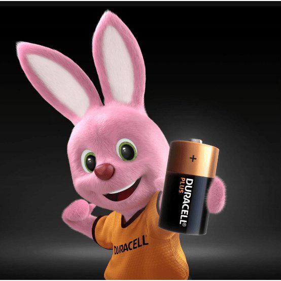 Duracell Plus Power Alkaline C Battery - Lasts Up to 50% Longer - Pack of 2